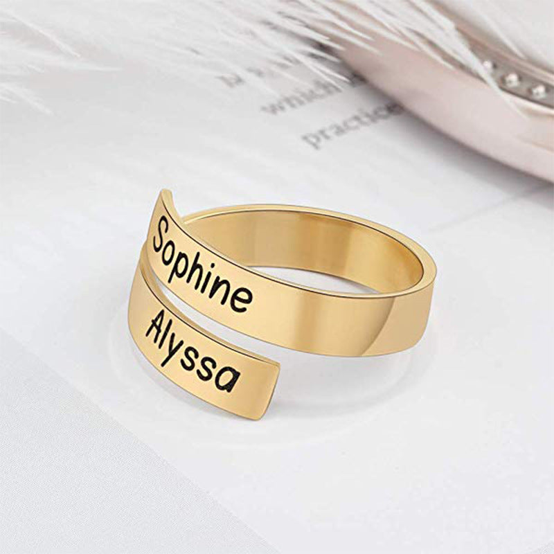 Anillo de plata personalizado