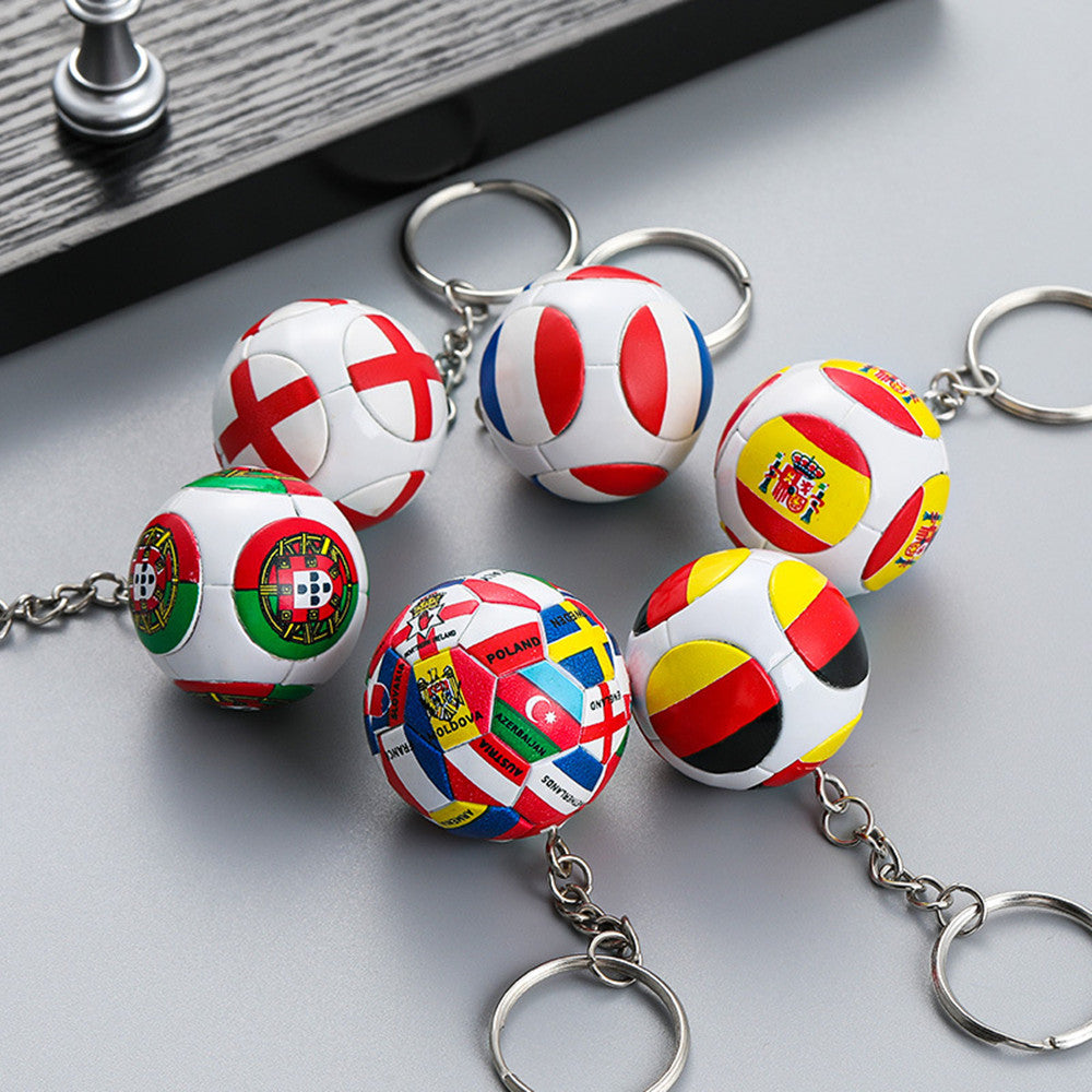 Suministros Pequeños Regalos Llavero Bandera Nacional de Wan
