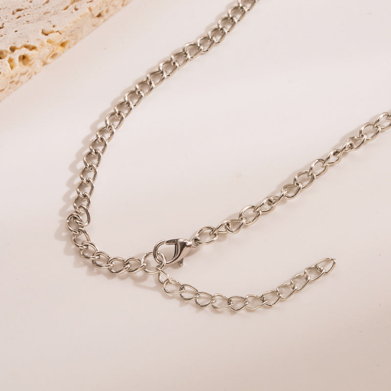 Legierung High-End Temperament Ohrring-Halsketten-Set