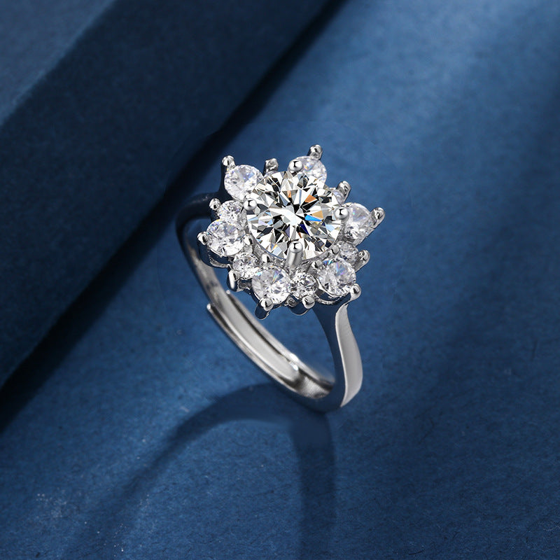 SONNENBLUME Halskette Set Mikro-besetzt Vollbesetzt Diamant
