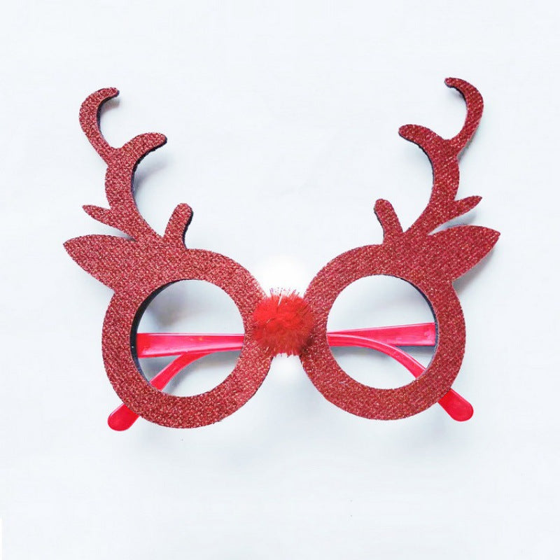 Weihnachtliche kreative Partybrille zum Verkleiden