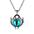 Mode Teufelsaugen Edelstahl Halskette Schmuck für Herren und Damen