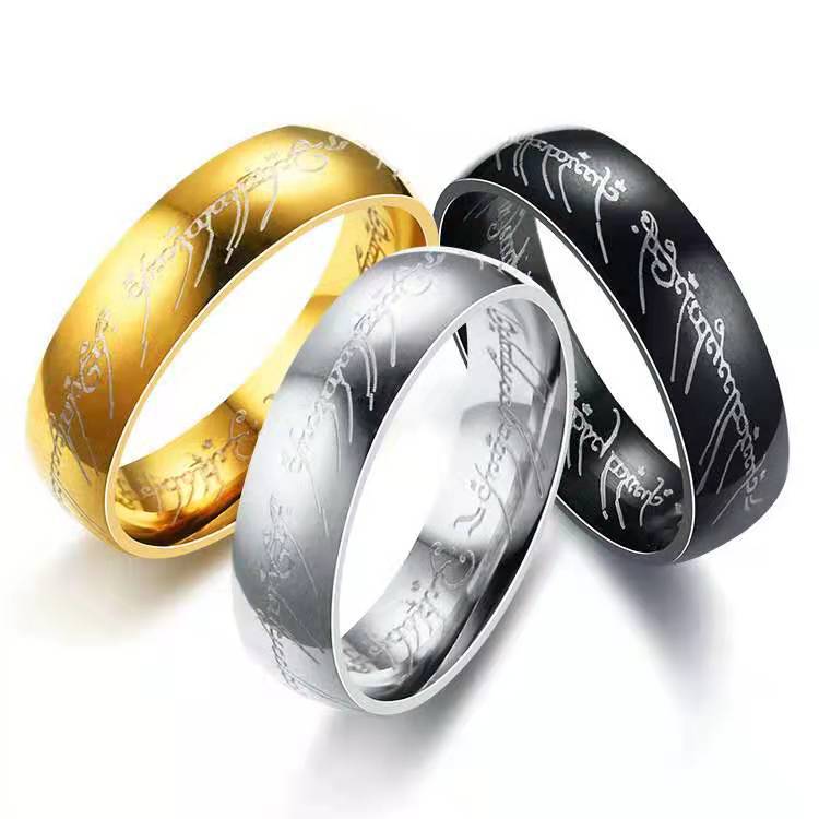 Titanstahl Der Herr Der Ringe Paarring