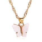 MINI COLORFUL BUTTERFLY" NECKLACE