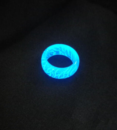 Mode leuchtender Harzring