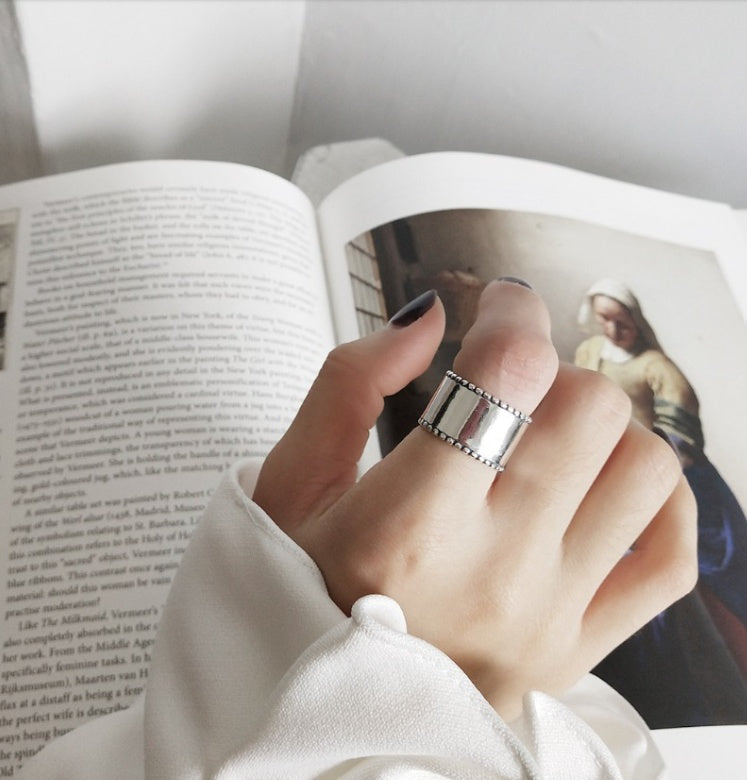 Sterlingsilberring Persönlichkeit Trendiger Schmuck