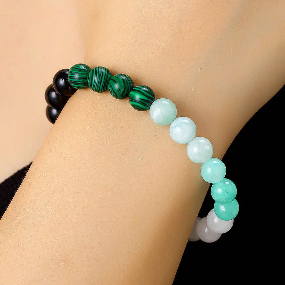 Modisches Armband aus Naturstein mit gelbem Tigerauge
