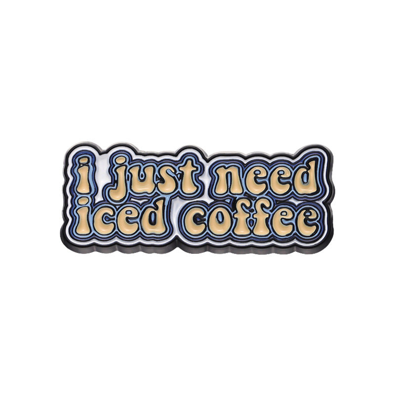Kaffeetasse Englisches Buchstabenform Golden M Abzeichen
