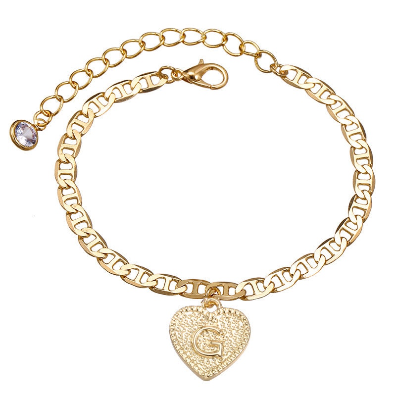 26 English Letters Fashion Men's And Women's Beach Chain