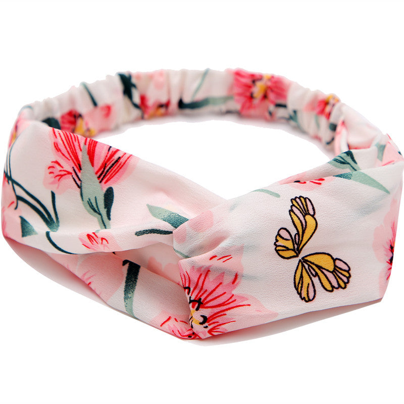 Women's Polka Dot Printed Bohemian Sweet Simple Hair Band