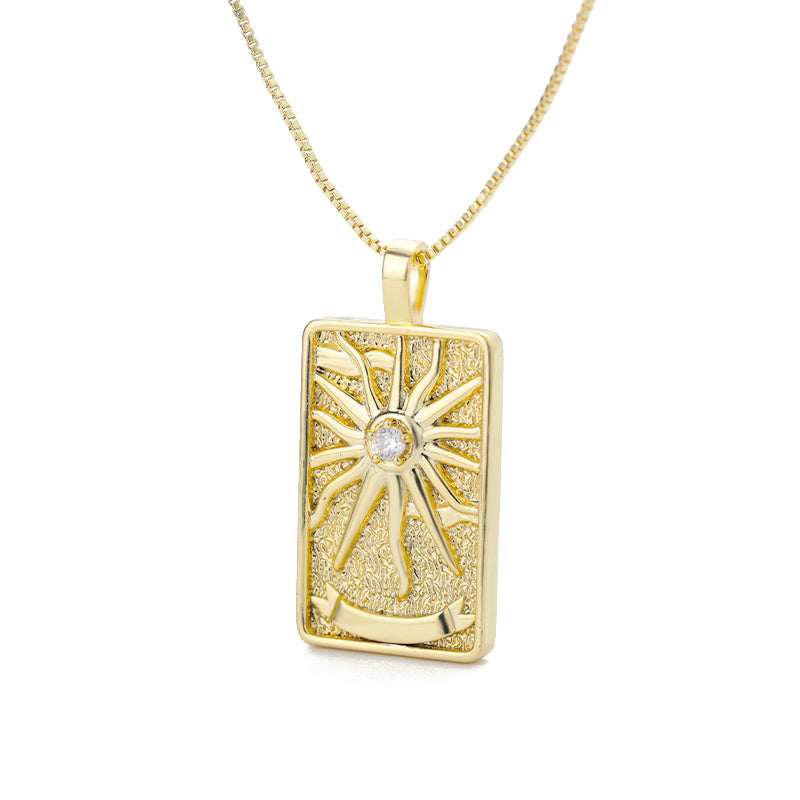 European And American Cross-border New Nordic Tarot Pendant