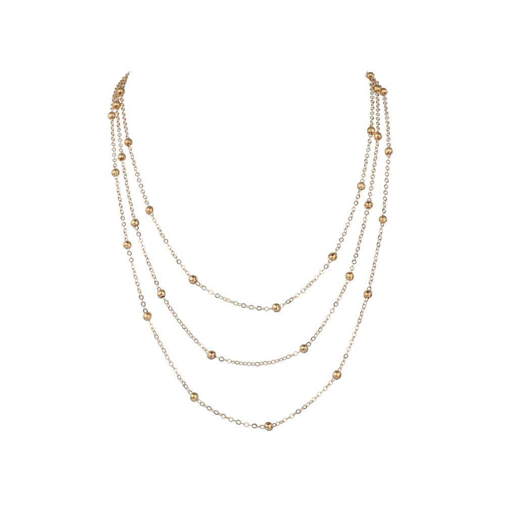Verstellbare Halskette aus Metall im Partner-Look für Damen