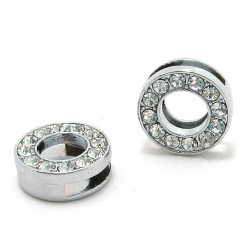 DIY Letter Bracelet 10mm Rhinestone Letter Beads