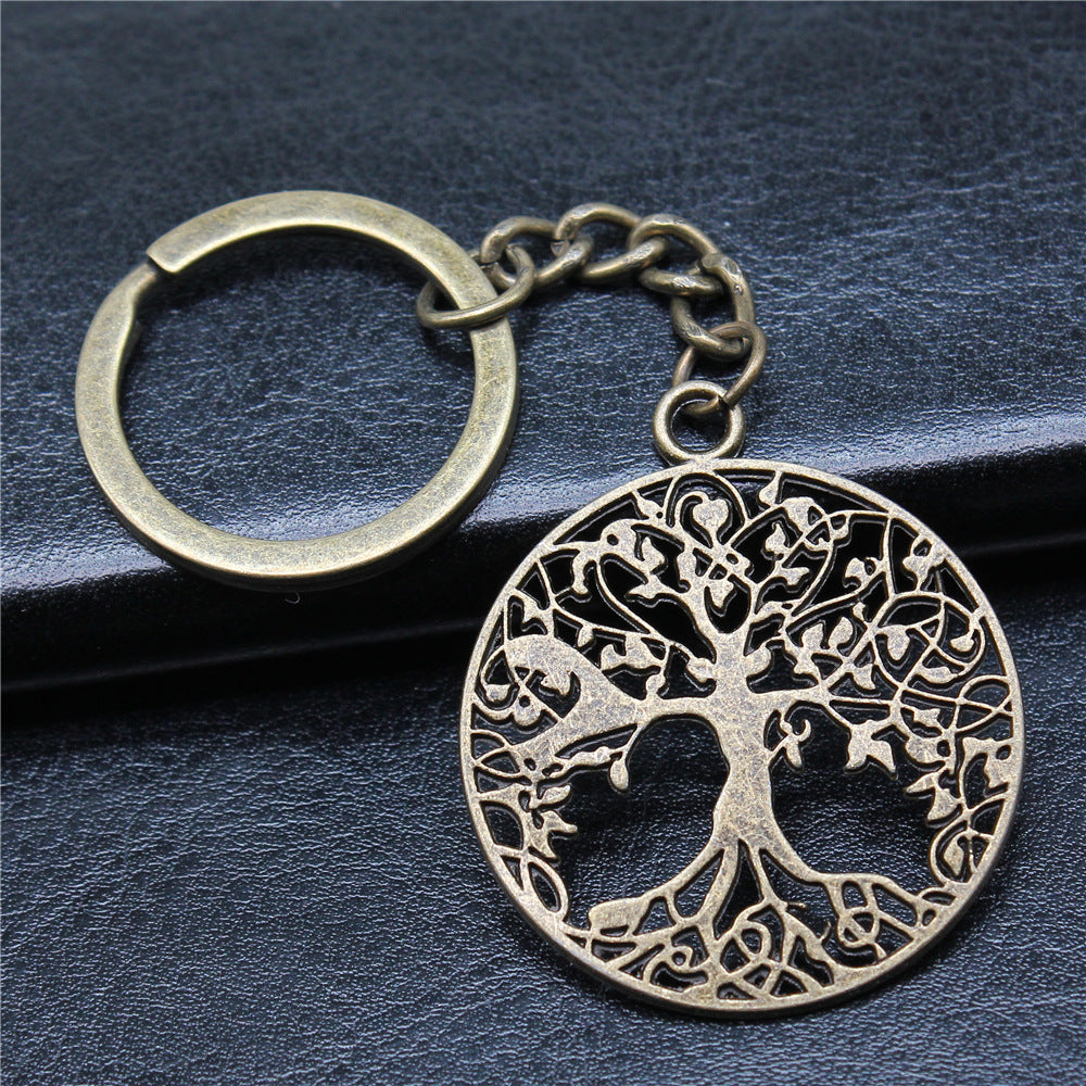 Colgante de árbol de la vida vintage de joyería