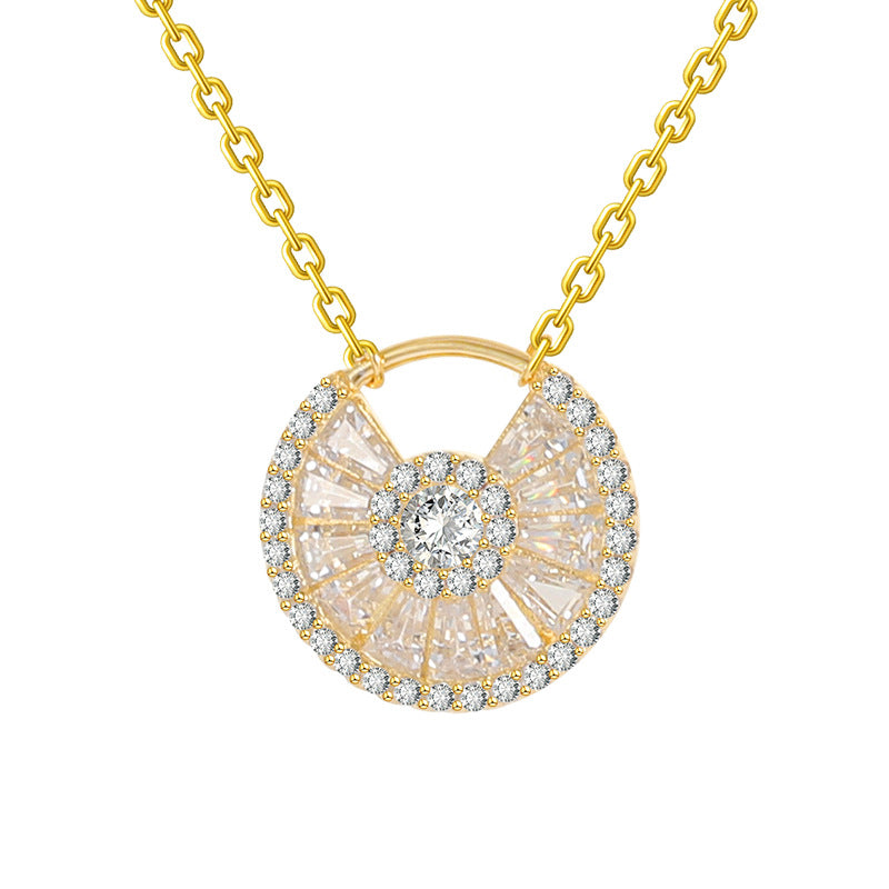 Collar de círculo para mujer Lujo ligero Minoría