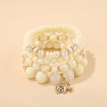 Pulsera de cristal con colgante de elefante de moda para mujer