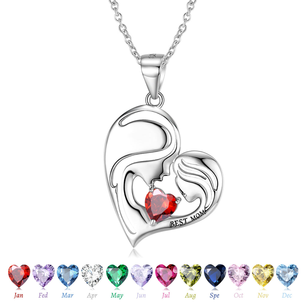 S925 Sterling Silber Beste Mama Halskette Muttertags-Serie Halskette
