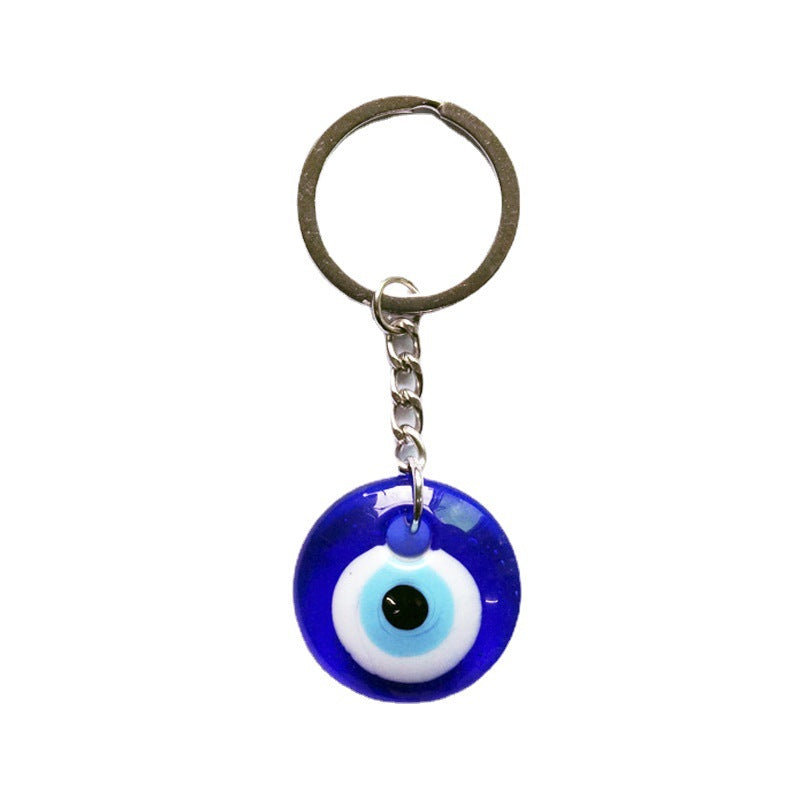 Colgante de ojo azul de cristal turco de estilo retro y creativo