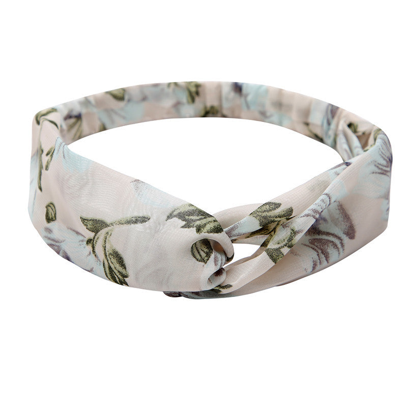 Women's Polka Dot Printed Bohemian Sweet Simple Hair Band