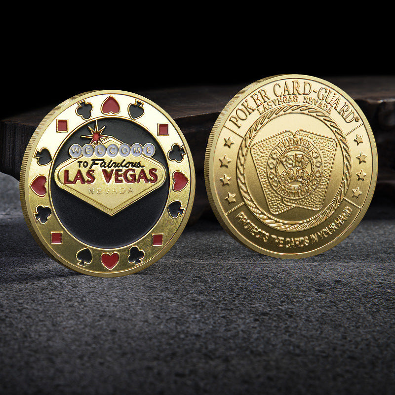 Las Vegas Pokerchips Glückspressmünzen