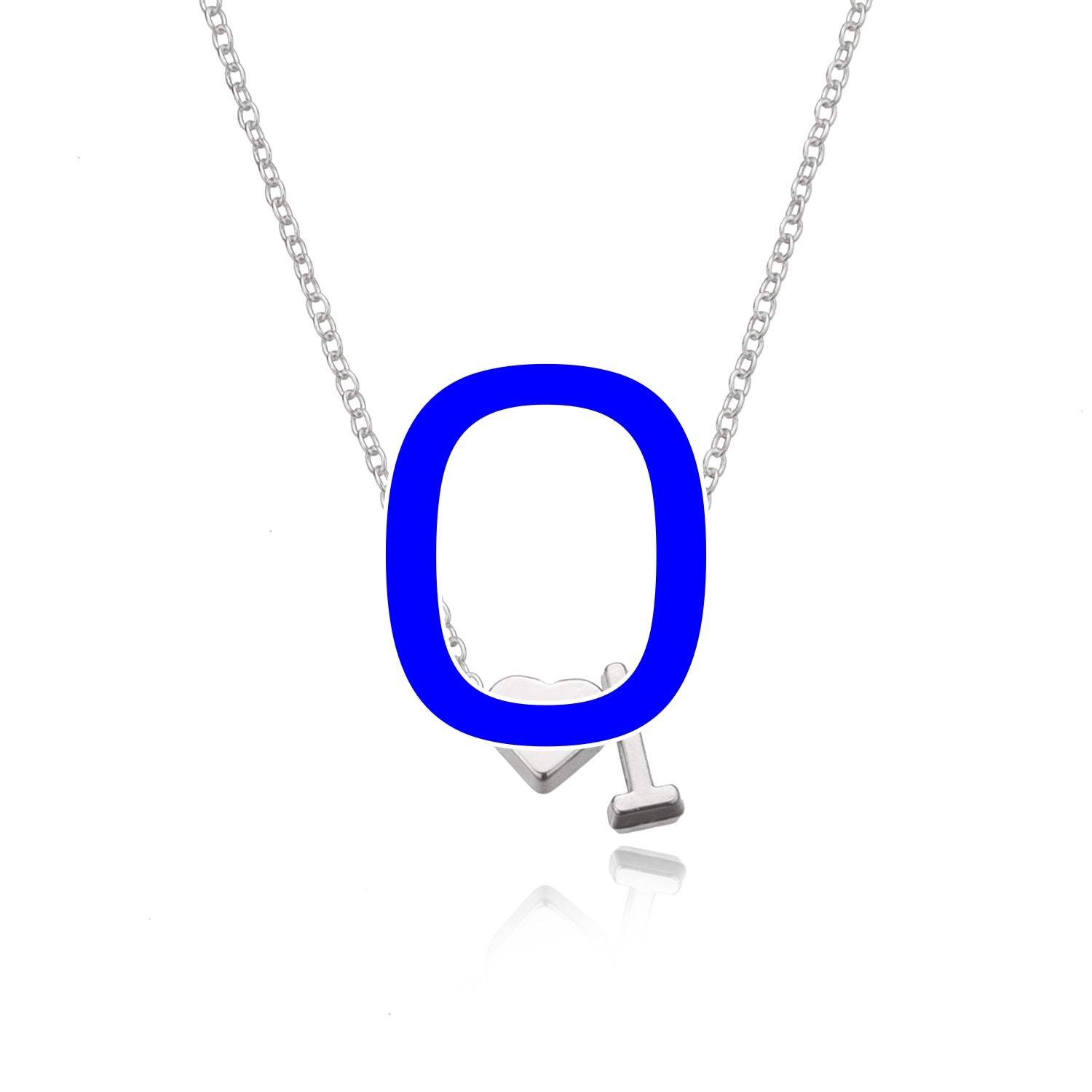 Fashion Exquisite Initial Gold And Silver Clavicle Chain