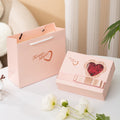 Rosen lieben Schmuckkästchen Valentinstag Halskette Ring Ohrstecker