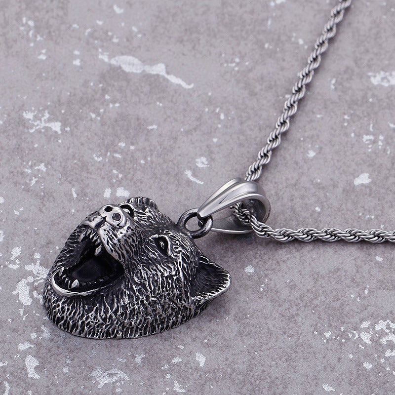 Halskette Hochwertige Metall Anhänger Herren Rock Party Punk Schmuck