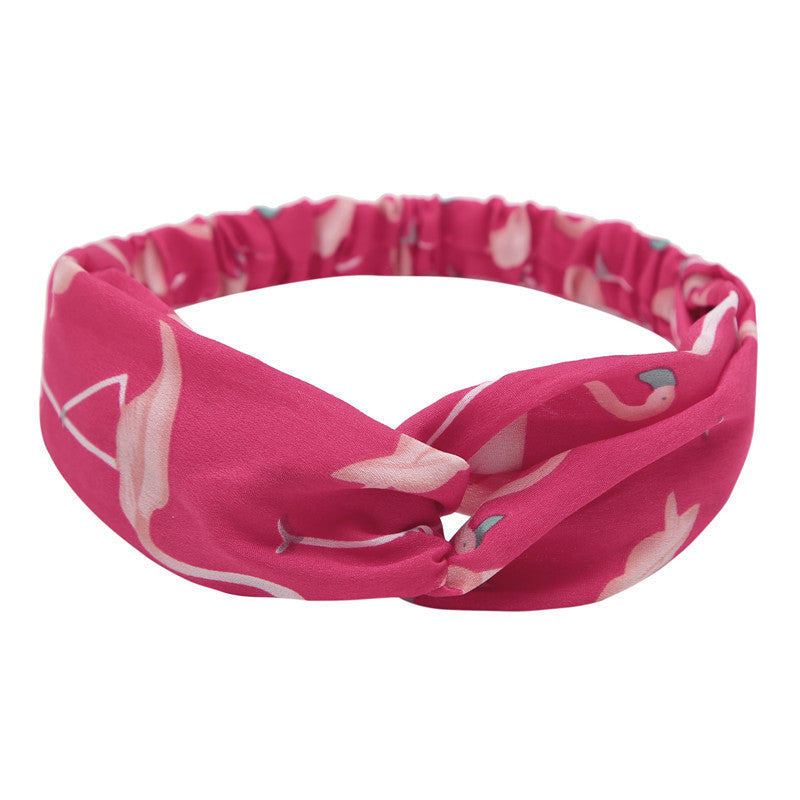 Women's Polka Dot Printed Bohemian Sweet Simple Hair Band