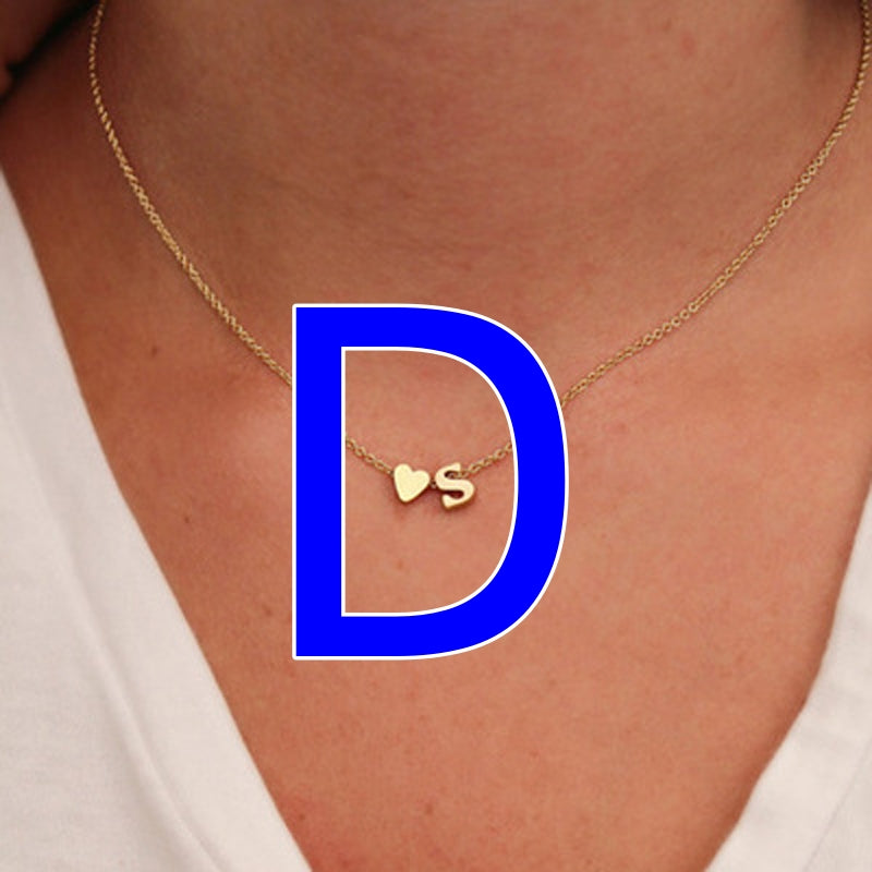 Fashion Exquisite Initial Gold And Silver Clavicle Chain
