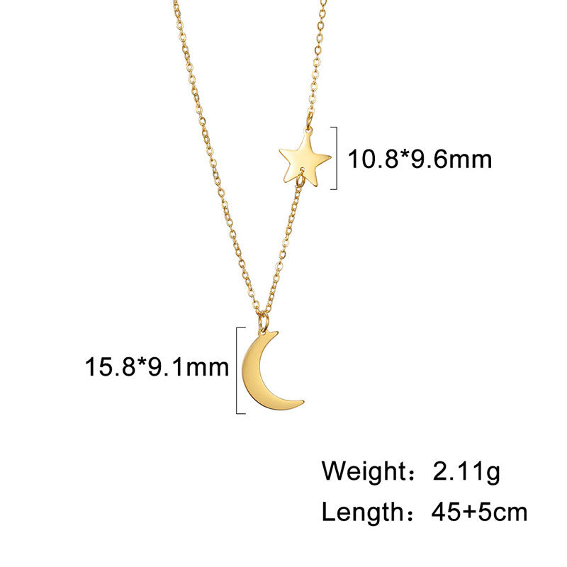 Stainless Steel Women's Cute Pendant Necklace