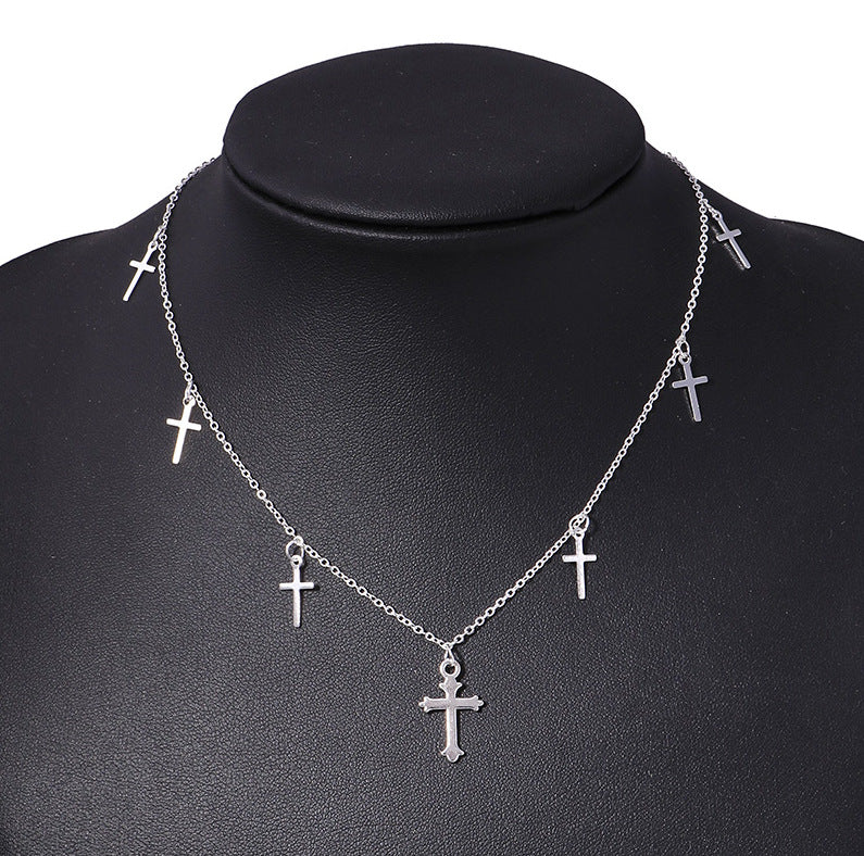 Kreuz Halskette Damen Schlicht Jesus Kreuz Halskette