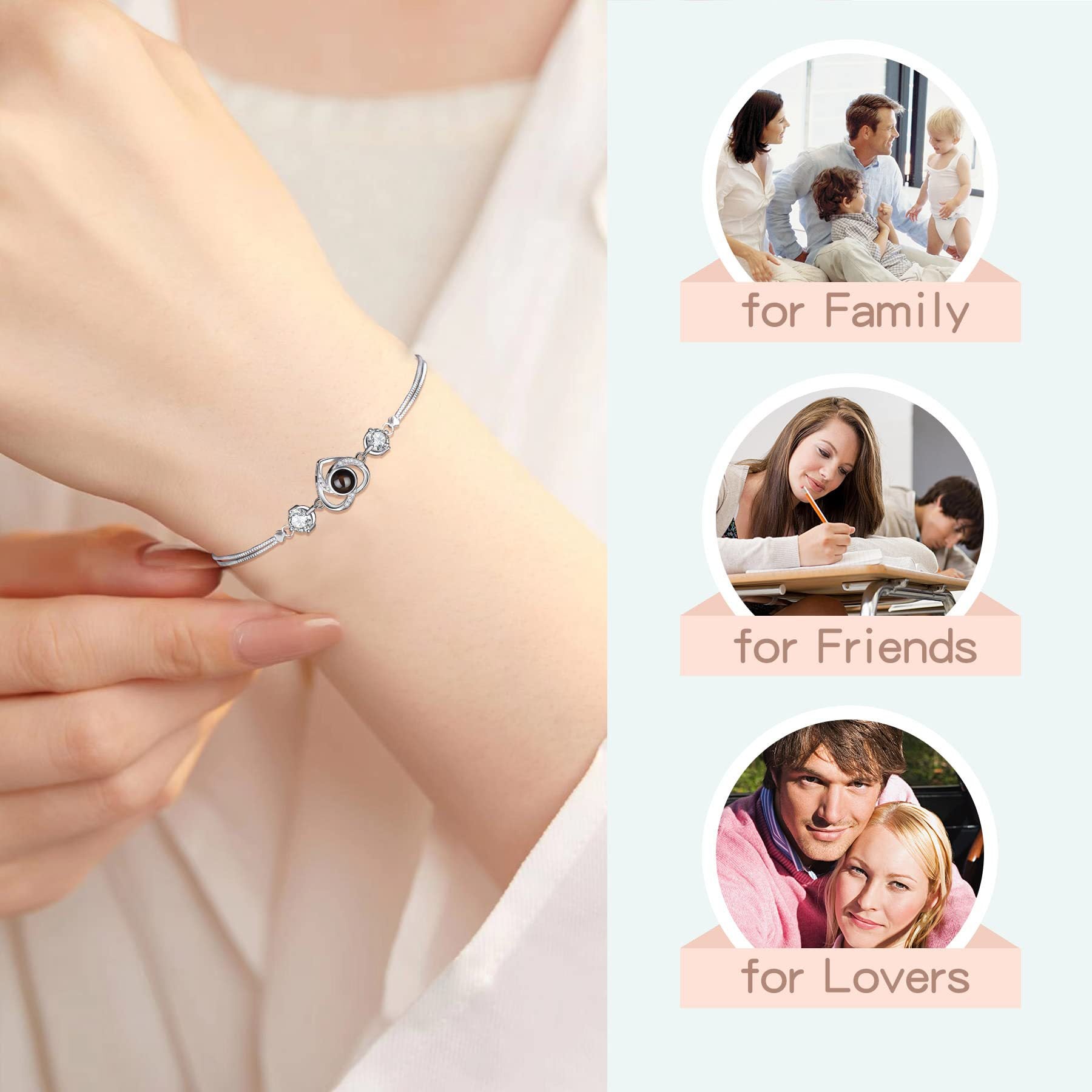Pulsera de Proyección Te Amo Nano en Idiomas