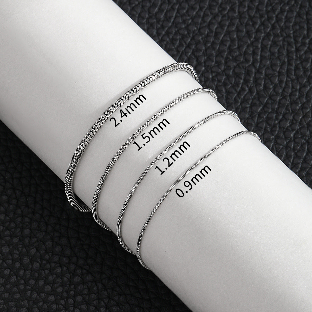 Niche Design Snake Bones Chain Titanium Steel Bracelet For Women