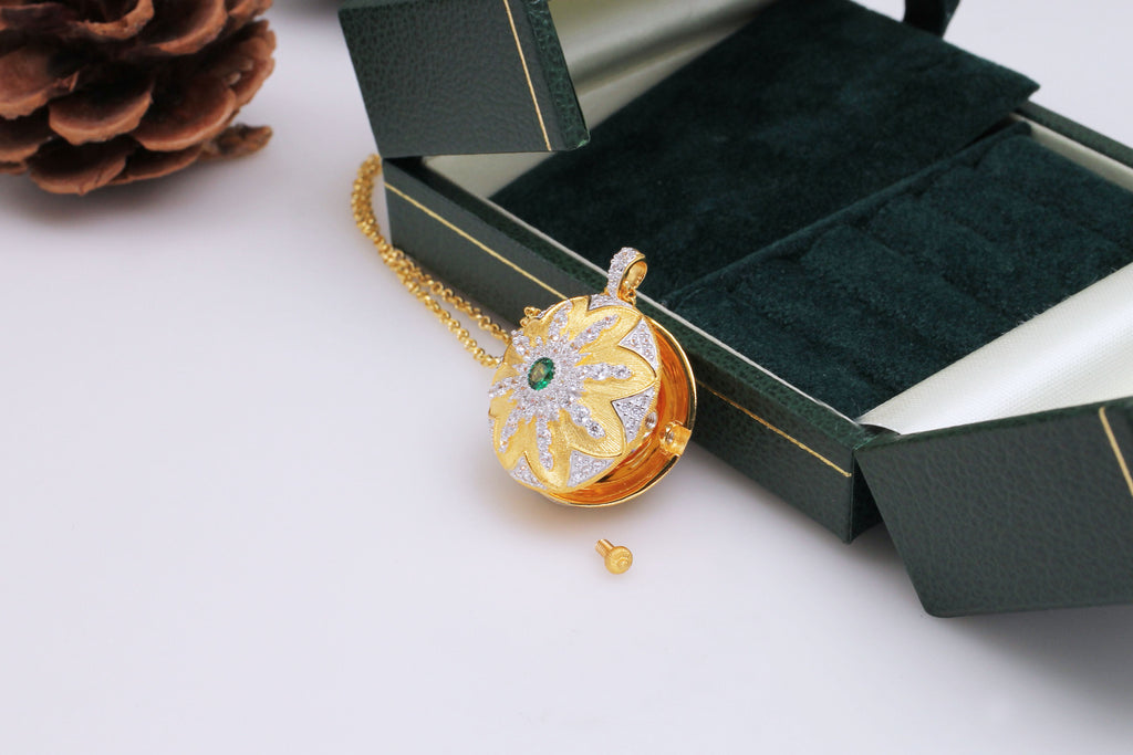 Luxury Custom 925 Silver Plated Photo Clip Necklace