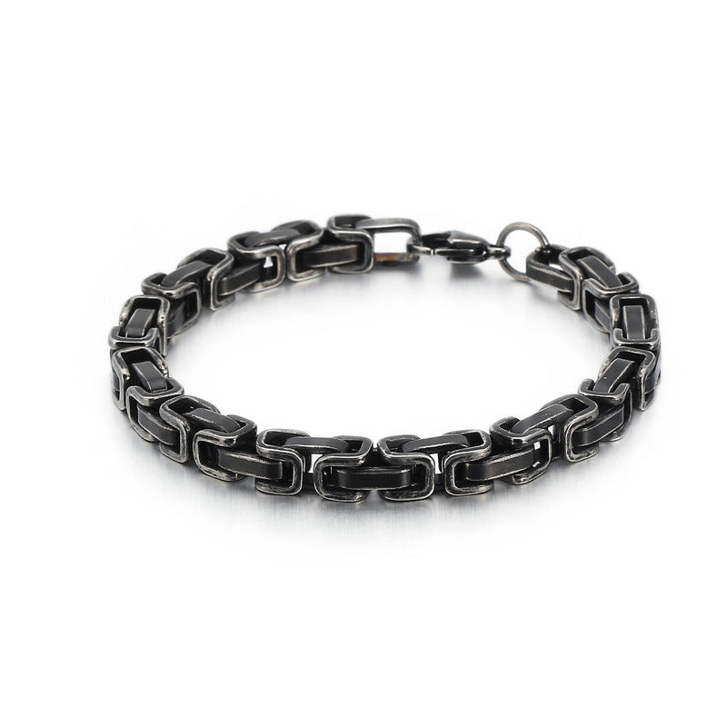 Casual All-match Stainless Steel Bracelet Personality