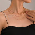 Verstellbare Halskette aus Metall im Partner-Look für Damen