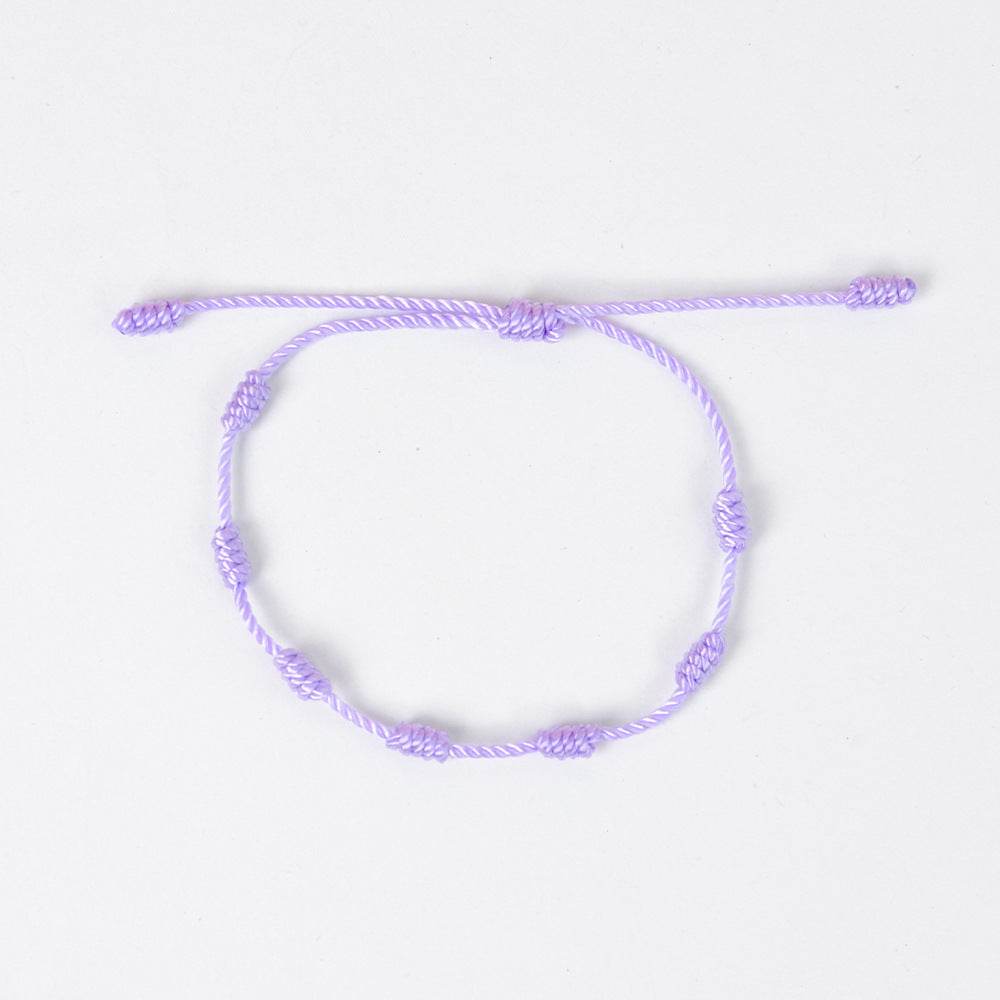 Seven Knot Woven Carrying Strap Peru Knot Handmade