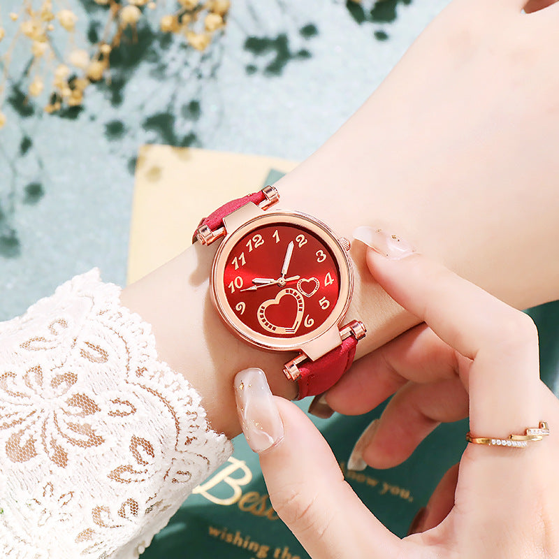 Reloj Retro Love para Mujer con Diseño Sencillo y Original