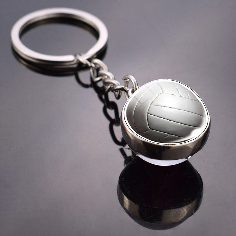 Llavero de Fútbol, Bola de Cristal, Cuentas de Doble Cara
