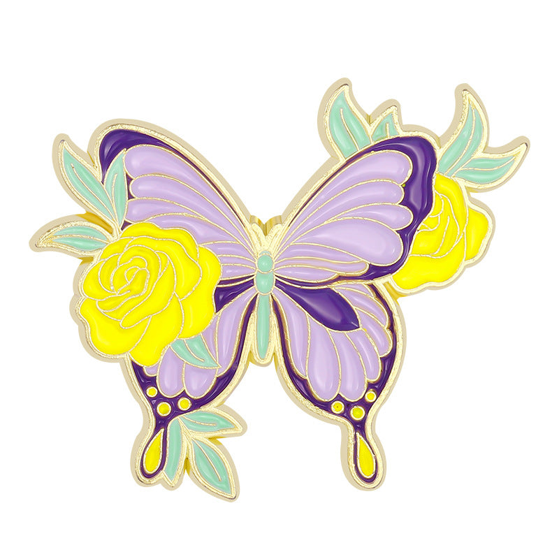 Broche de Mariposa Colorida Glaze Lily