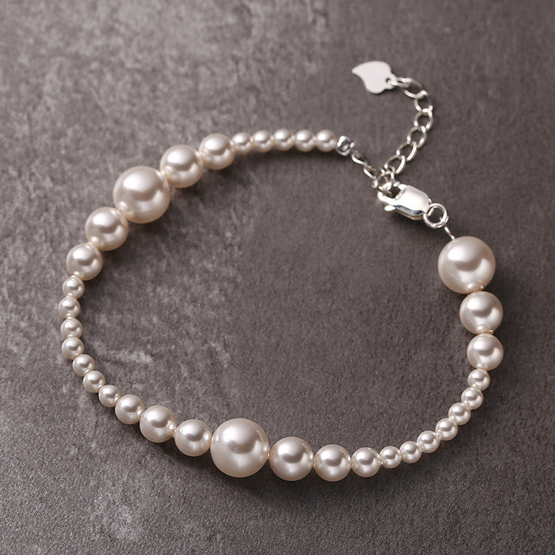 925 Sterling Silver Temperamental Sweet Geometric Bracelet