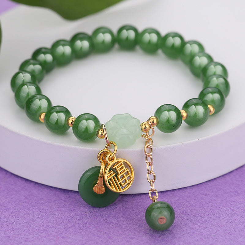 Chinese Style Accessories Bracelet Ethnic Style Aventurine