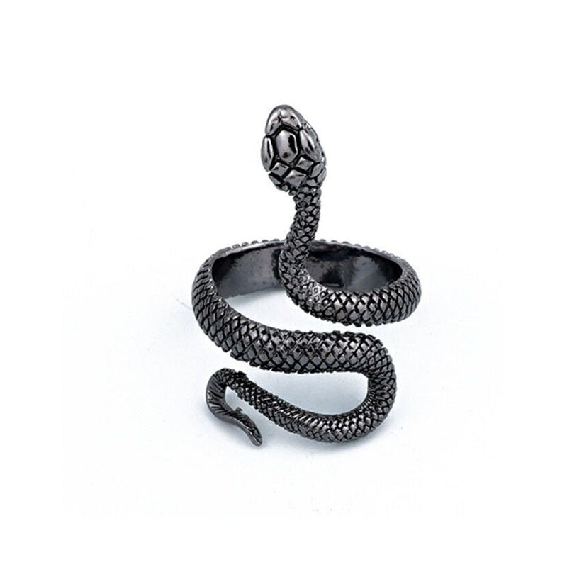 Anillo de mujer punk oscuro, masculino y a la moda