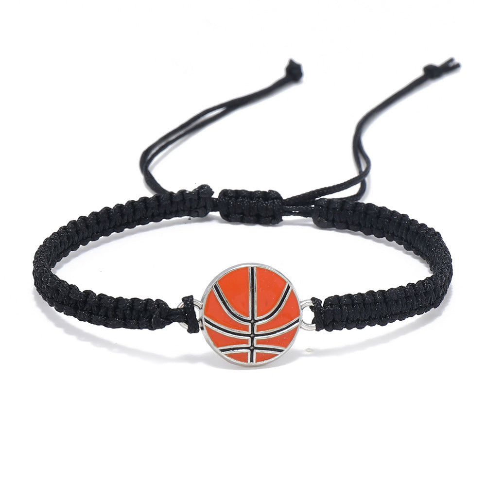 Pulseras Deportivas Trenzadas, Accesorios Deportivos Ajustables, Joyería de Béisbol, Voleibol, Baloncesto, Fútbol Americano y Soccer Para Aficionados, Ideales Para Regalos de Cumpleaños o Halloween