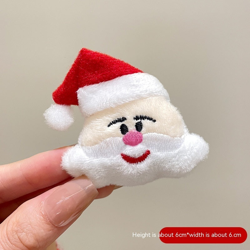 Cartoon Niedlicher Weihnachtsmann Brosche Weihnachts-Festival-Accessoires