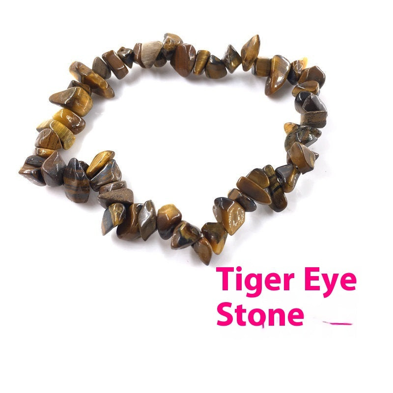 Pulsera de grava para mujer con personalidad y diseño irregular de moda
