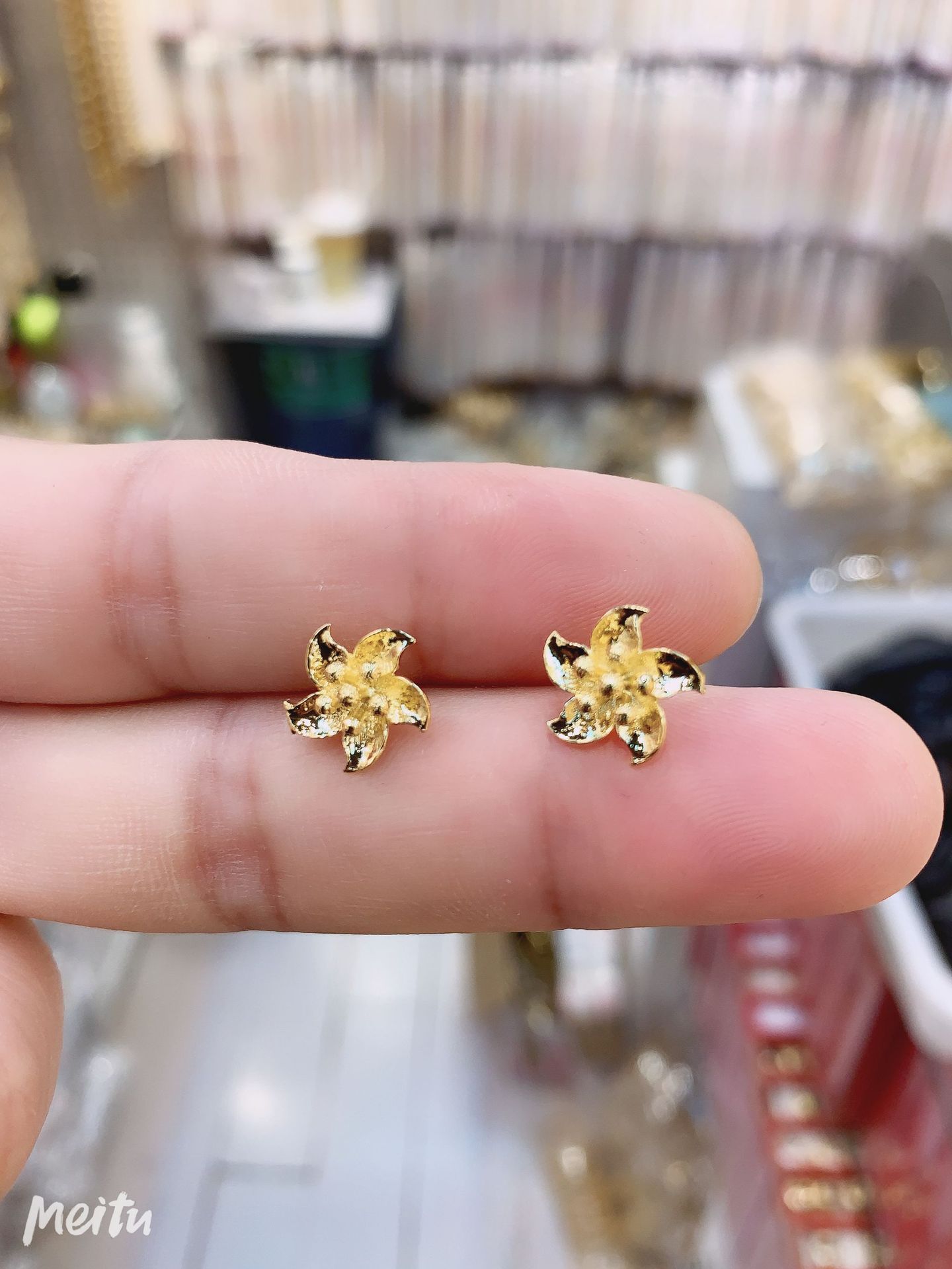 24K vergoldete Ohrringe Euro Gold Schmuck Neue beliebte Ohrringe