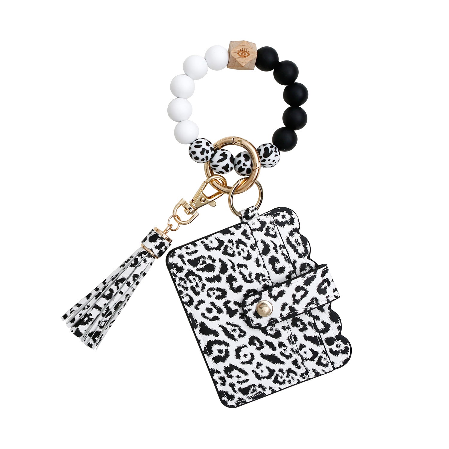 Silicone Bracelet Wrist Keychain Pendant