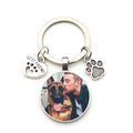 Personalisiertes DIY Haustier-Hundefoto Mini-Herz-Schlüsselanhänger