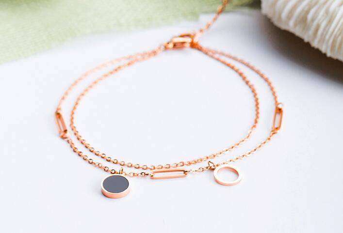 Tobillera para mujer, sexy, con cadena de extensión, estilo vintage, joyería para el tobillo, colgante redondo, regalo